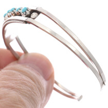 Sleeping Beauty Turquoise Sterling Silver Cuff Bracelet 48286