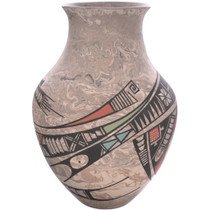 Mata Ortiz Vase Detailed Mimbres Pueblo Geometrics