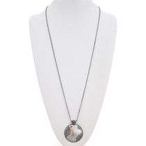 Sterling Silver Pendant Necklace Long Chain Included 48431