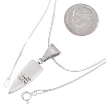 Authentic Native American Opal Pendant Artist Signed 45585