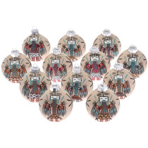 Navajo Yei Sandpainting Christmas Ornament Apache Artist Betty Galson 48578