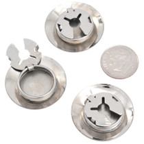 Southwestern Native Man in the Maze Symbol Silver Button Covers 45776