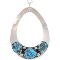 Natural Kingman Turquoise Nugget Pendant 45787