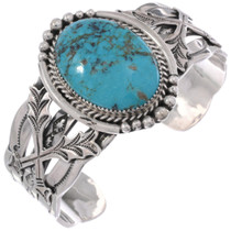 Sterling Silver Kingman Turquoise Bracelet 48766