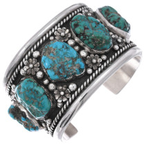 Old Pawn Kingman Turquoise Cuff Bracelet 48768