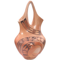 Vintage Hopi Redware Wedding Vase Pottery 48771
