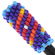 Peyote Stitch Wooden Navajo Hair Stick 48866