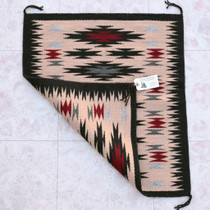 Hand Woven Wool Navajo Rug 2 Feet by 1.7 Feet 48943