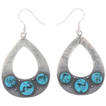 Kingman Turquoise Nugget Earrings 48957