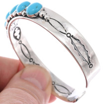 Native American Natural Turquoise Cuff Bracelet 48970
