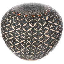 Authentic Acoma Seed Pot Pueblo Pottery 48991