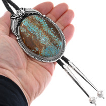 Large Number 8 Turquoise Bolo Tie 49004