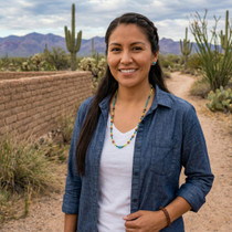 Traditional Navajo Ghost Bead Necklace 49022