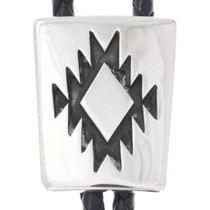 Vintage Native American Sterling Silver Bolo Tie 49024