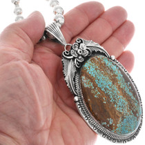 Convertible Turquoise Bolo Tie Pendant Option Included 49004