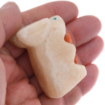 Zuni Animal Fetish Hand Carved Calcite Shell Carrot 49052