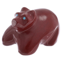 Red Jasper Bear Zuni Fetish 49055
