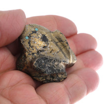 Authentic Zuni Fetish Chalcopyrite Carving 49057