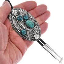 Real Turquoise Bolo Tie 49063