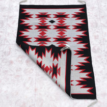 Natural Wool Hand Woven Navajo Rug 49065