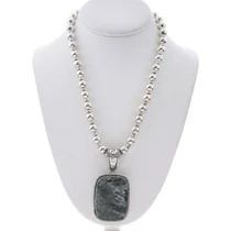 Southwest Sterling Silver Pendant 49077
