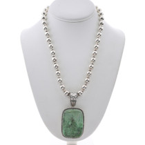 Southwest Green Variscite Pendant 49078