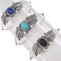 Turquoise Lapis or Onyx Navajo Cuff Bracelet 49099