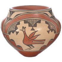 Authentic Zia Pottery Bird Motif 49101