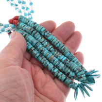 Authentic Navajo Hand Beaded Necklace 49102