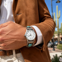 Turquoise Mens Watch Bracelet AZ 49119