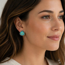 Southwest Turquoise Post Earrings 49133