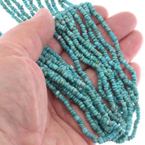 Navajo Turquoise Necklace 10 Strand Nuggets 49137