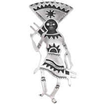 Sterling Silver Kachina Pendant 49166