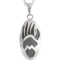 Sterling Silver Bear Paw Pendant 49175