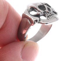 Silver Skull Ring Closeout Jewelry 50052