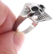 Stainless Steel Smooth Shank Skull Ring 50053