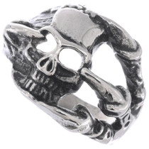 Stainless Steel Bird Claw Skull Ring 50067