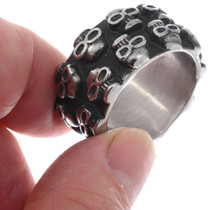Catacombs Skull Biker Ring 50068