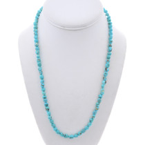 Natural Turquoise Beaded Necklace 49188