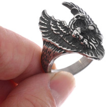 Vintage Eagle Biker Ring 50076
