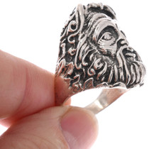 Vintage Greek God Ring Size 9.5 Sterling Silver 50095