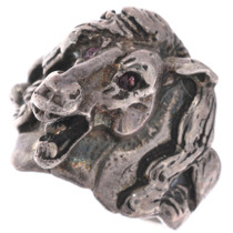 Sterling Silver Wild Horse Ring 50096