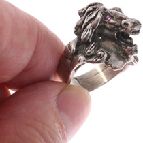 Sterling Silver Horse Ring 50096