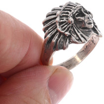 Native American Indian Chief Headdress Ring 50097