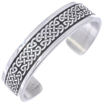 Vintage Celtic Weave Cuff Bracelet 50100