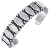 Stone Row Motif Aluminum Bracelet 50109