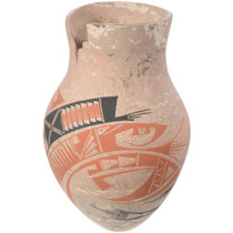Polychrome Brown Black Marble Mata Ortiz Pottery by Victor Reyes 0023