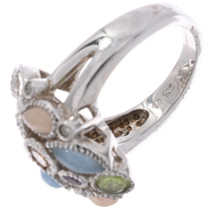 Vintage Real Gemstone Ring Boho Boutique Closeout Jewelry 50148