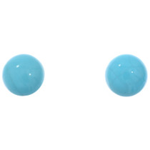 Natural Turquoise Stud Earrings 49266