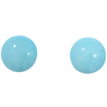 Round Turquoise Post Earrings 49277